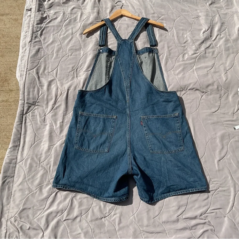 Vintage Levi's Blue Denim Women's Shortalls XL